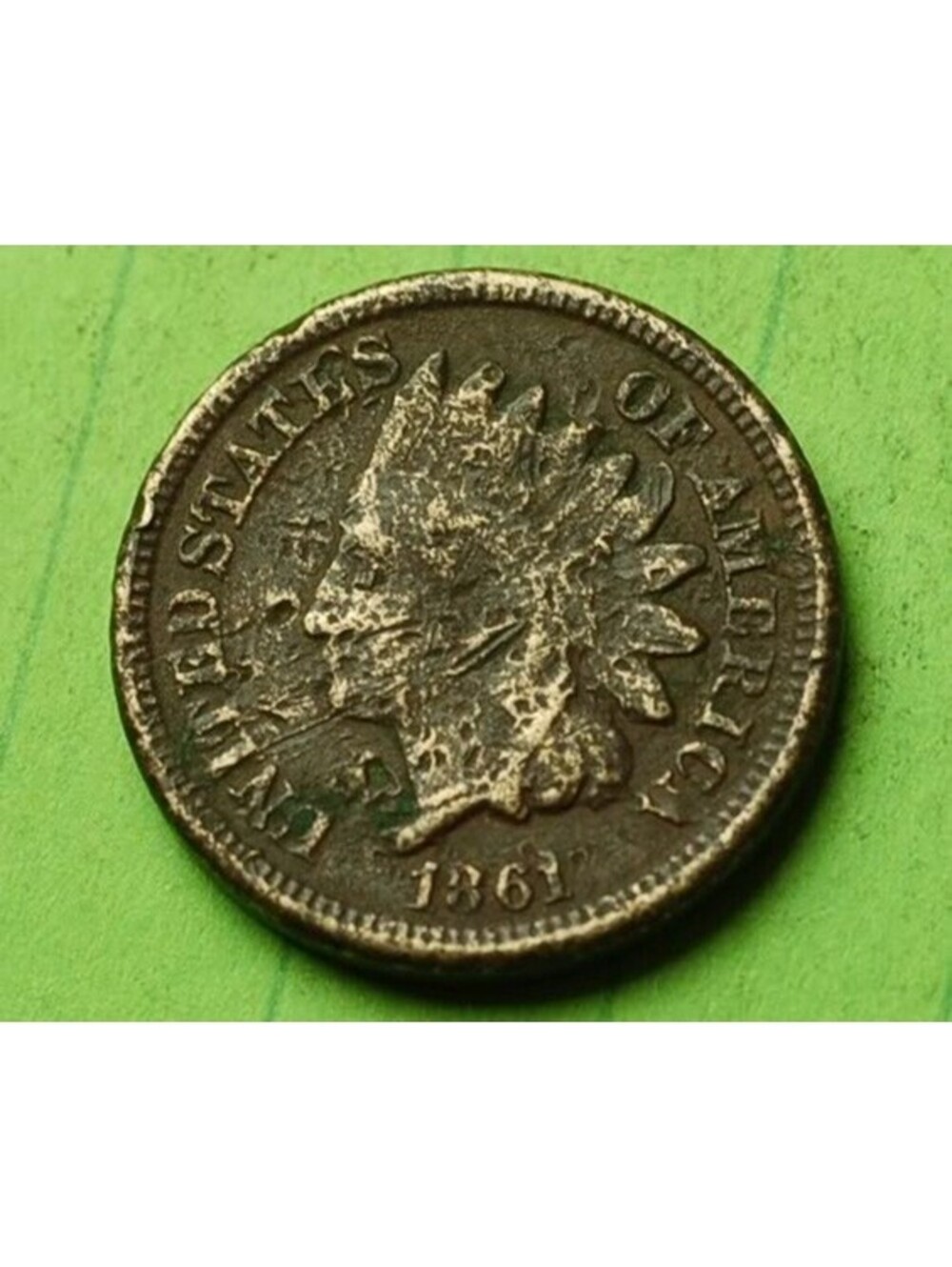 🔥X393 1861 Indian Head Cent Penny 1c 🔥CIVIL WAR ERA WOW!!